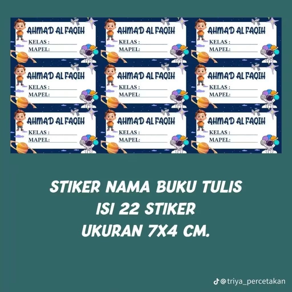 

STIKER NAMA BUKU TULIS CUSTOM