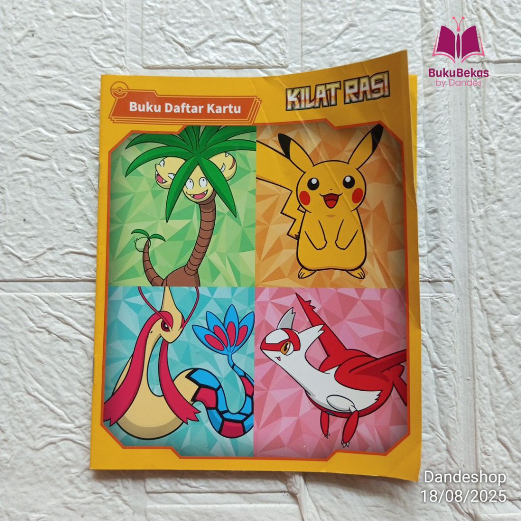 Pokemon TCG Kilat Rasi Buku Daftar Kartu - Bekas Preloved