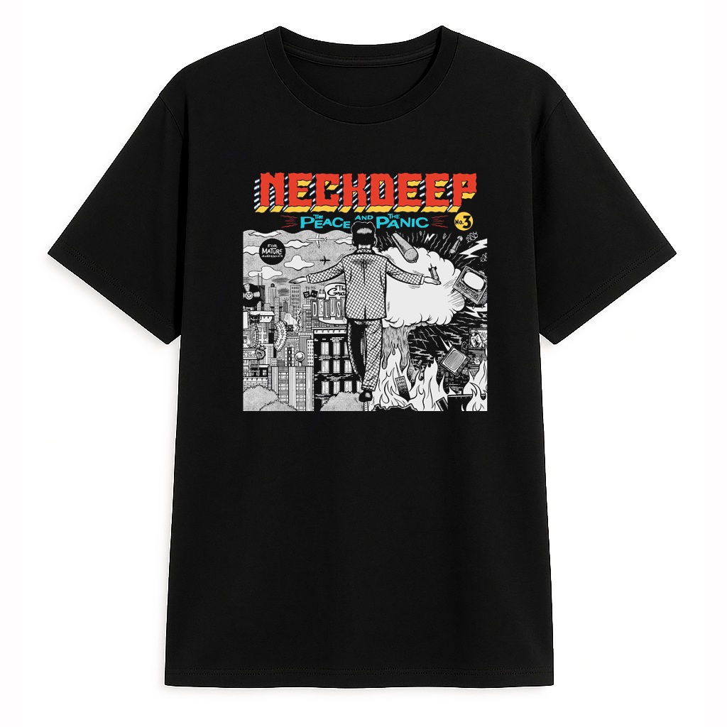 KAOS BAND NECK DEEP // MUSIC ROCK PUNK METAL // ORIGINAL PLASTISOL // MUSIK TSHIRT