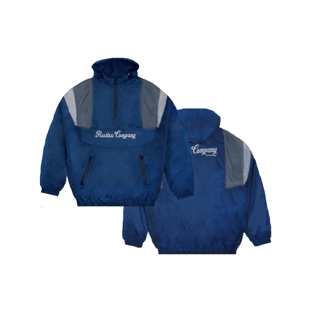 Restless Company - Cagoule Jacket - Blue
