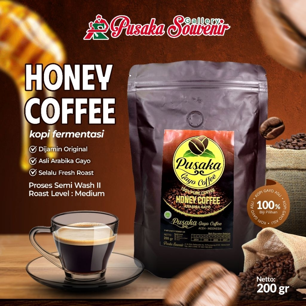

Kopi Pusaka Gayo Honey coffee