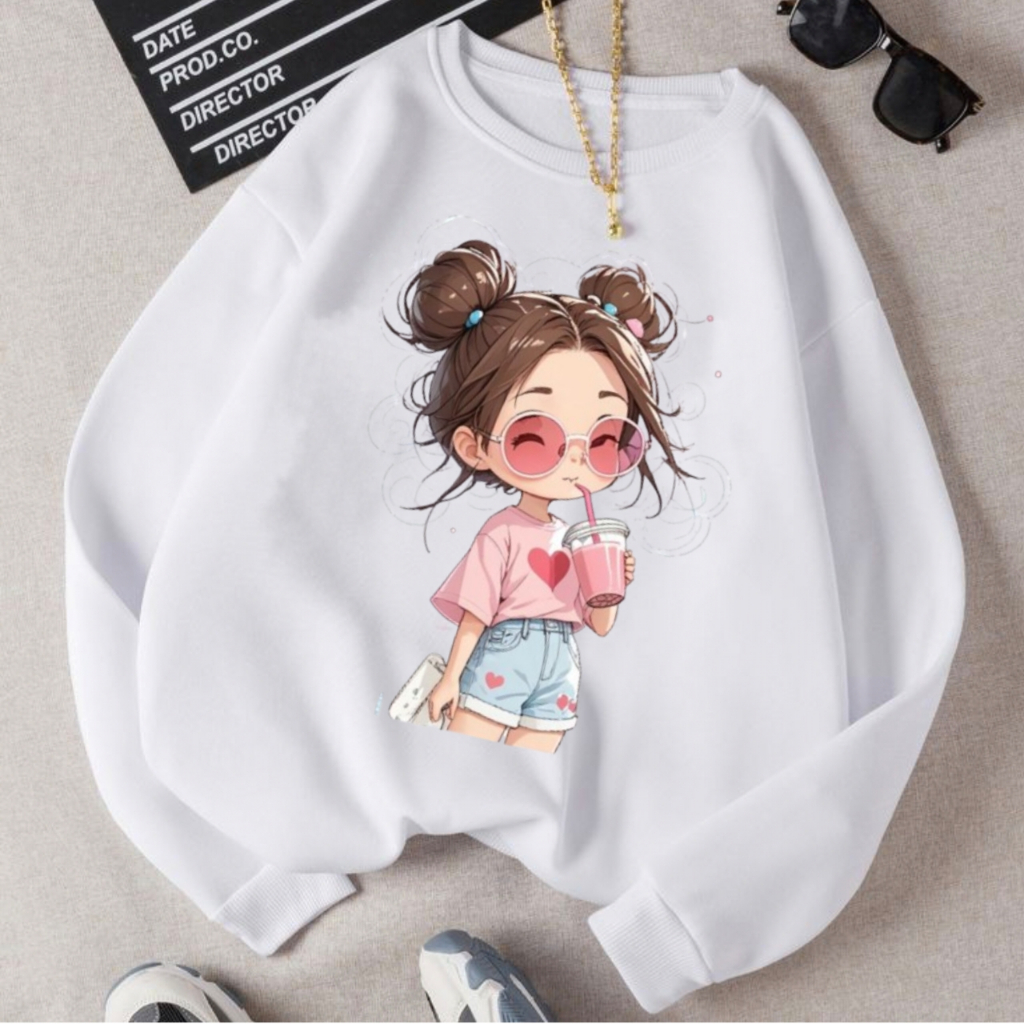 Baju Kaos Anak Perempuan Remaja Lengan Panjang Terbaru