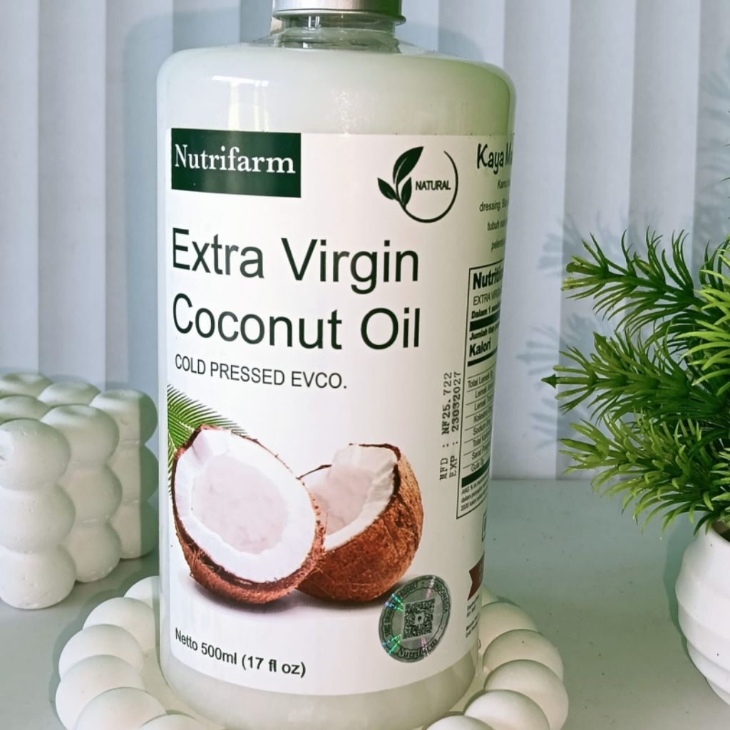

Nutrifarm Extra Virgin Coconut Oil 100ml 250ml 500ml dan 1000ml