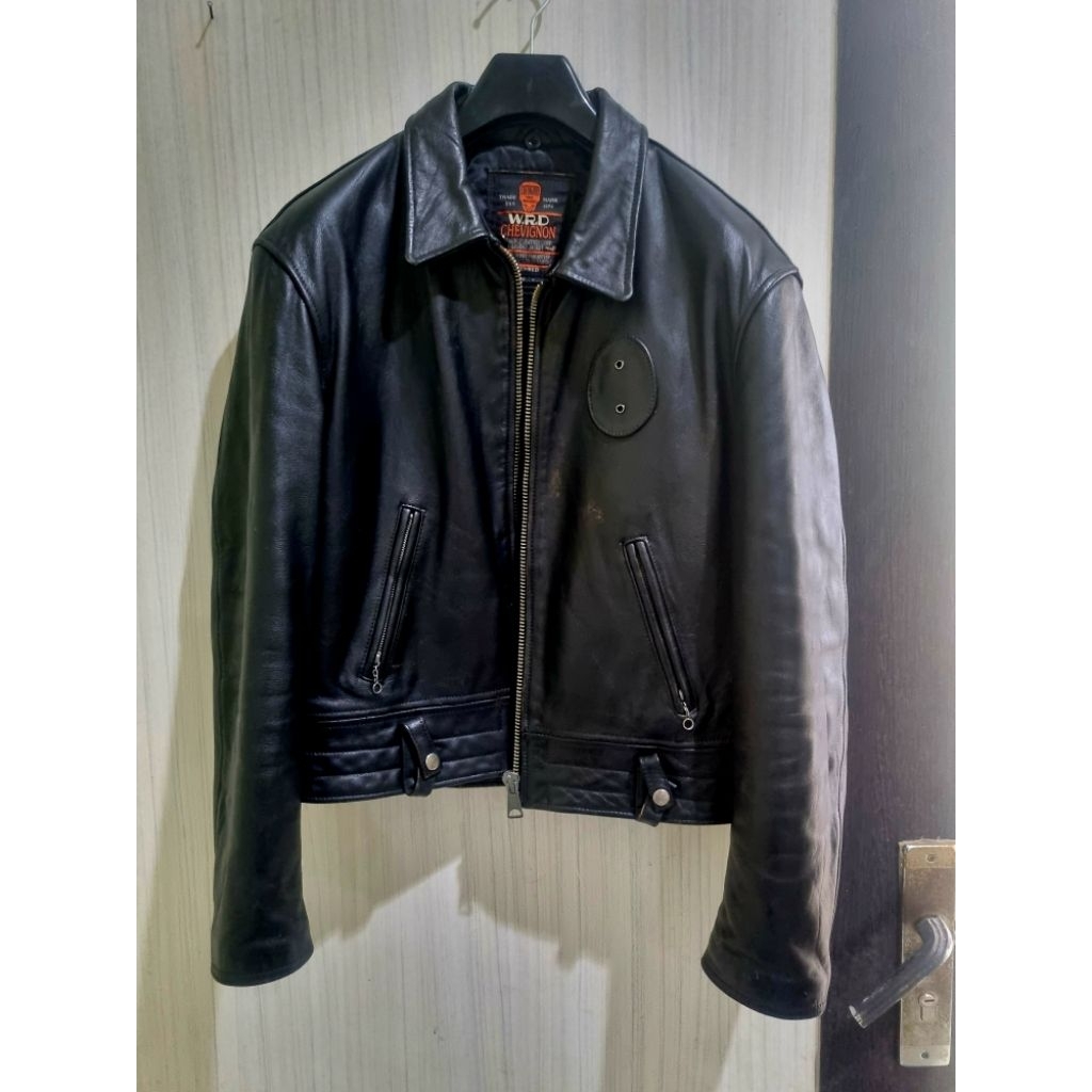 Jaket Kulit WRD Chevignon Highway Man like RBC Human Being Schott Aero Harley Davidson Leather Jacke