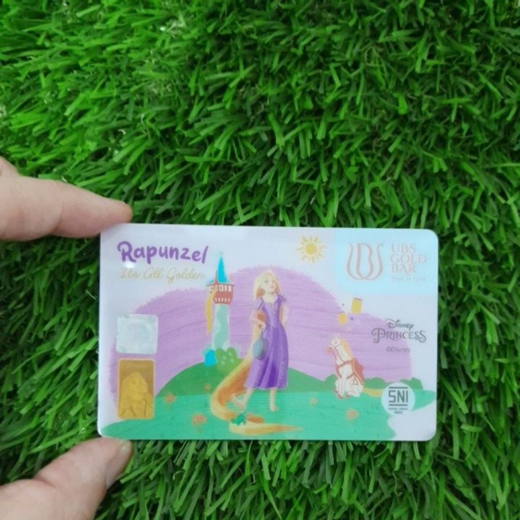 UBS Disney princess rapunzel 1 gram logam mulia