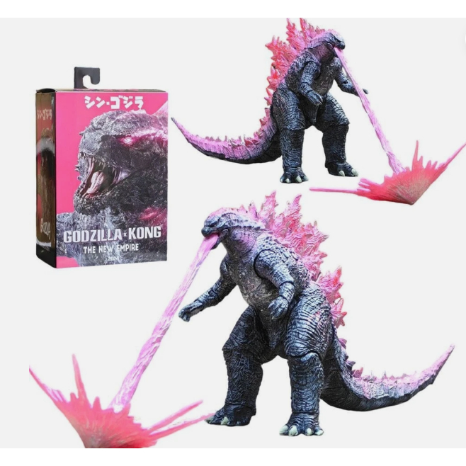 NECA 2024 Godzilla vs Kong: The New Empire Movie Burning Godzilla Action Figure