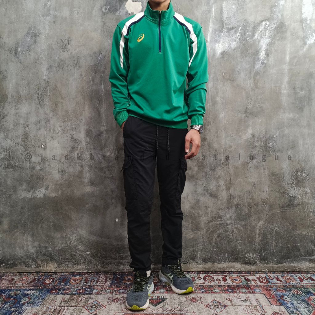 Jaket Olahraga Pria | Men's Half Zip Tracktop Jacket | ASCTJAZ146