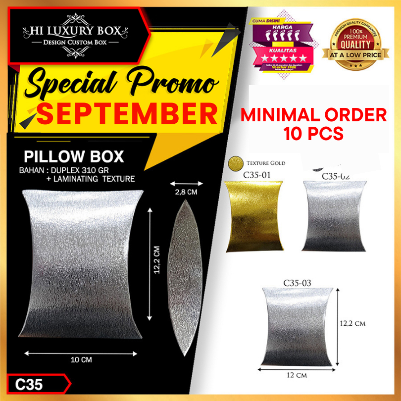 

Kotak Pillow | Souvenir Box| Kotak Hadiah Hologram C35