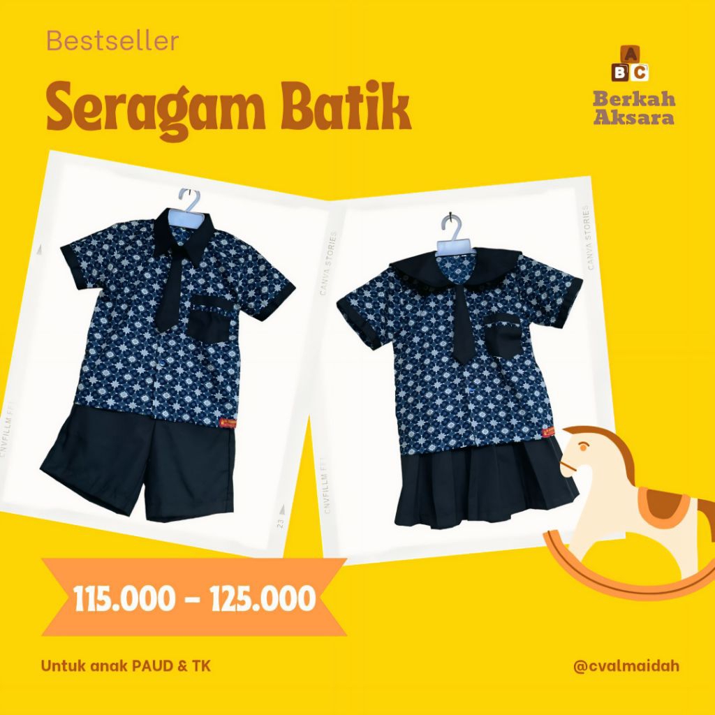 Seragam Batik TK/PAUD