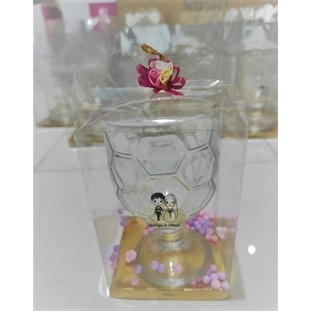 Mika Kotak Souvenir Gelas Uk 8x8x15 ( MIKA SAJA )