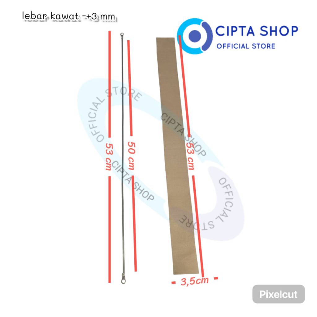 Elemen Pres Plastik Elemen Sealer Kawat Pres 50 Impluse Plastik