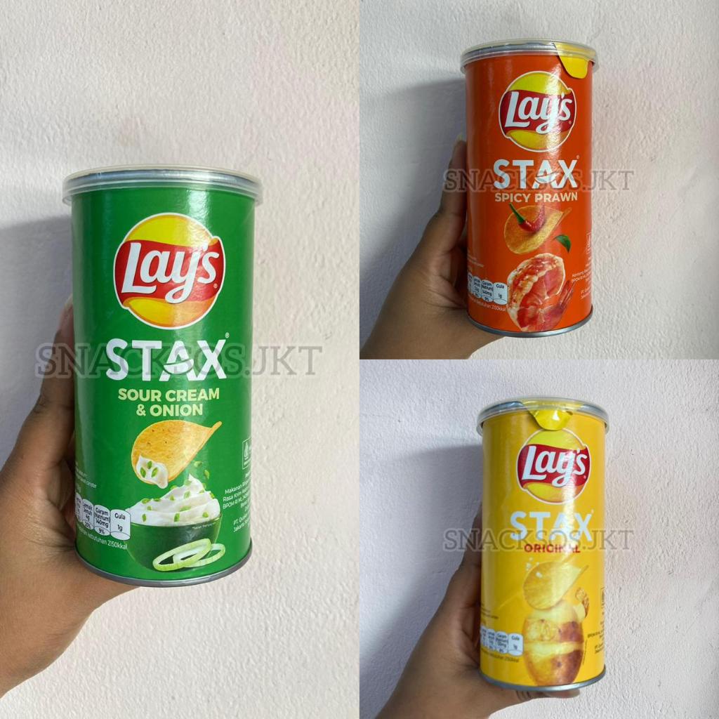 

LAYS LAY’S STAX SOUR CREAM / SPICY PRAWN / ORIGINAL 70g