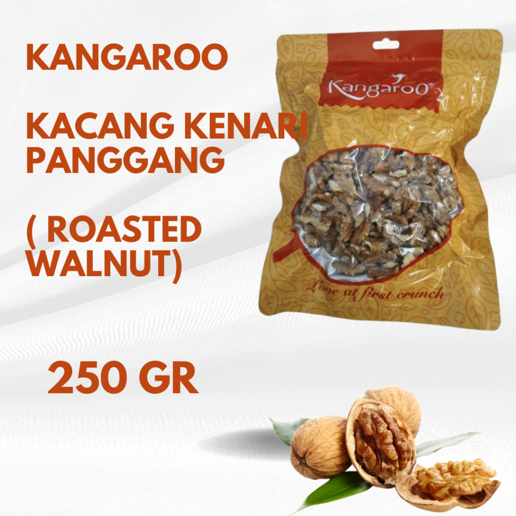 

Kangaroo Kacang Kenari Panggang( Roasted Walnut) 250gr