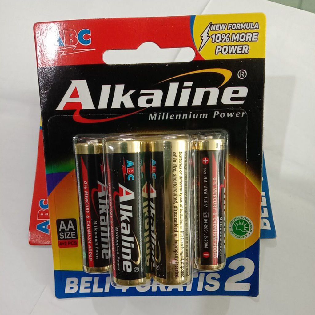 Baterai Alkaline A2 isi 6