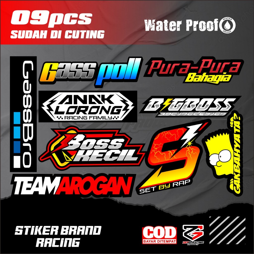

Stiker Pack Gass Poll Stiker Tempel Anti Air Stiker Paket Stiker High Quality