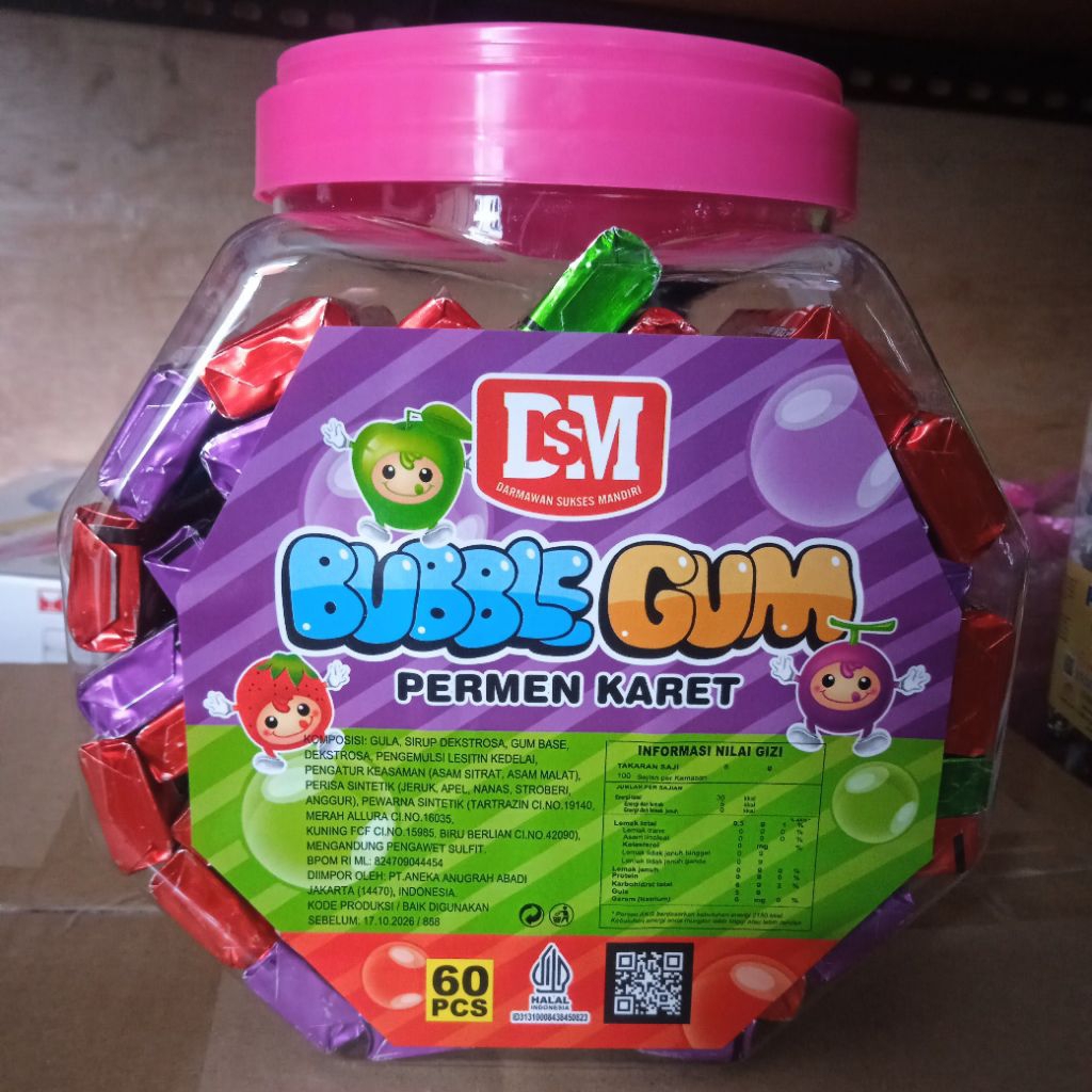 

BUBBLE GUM DSM ISI 60