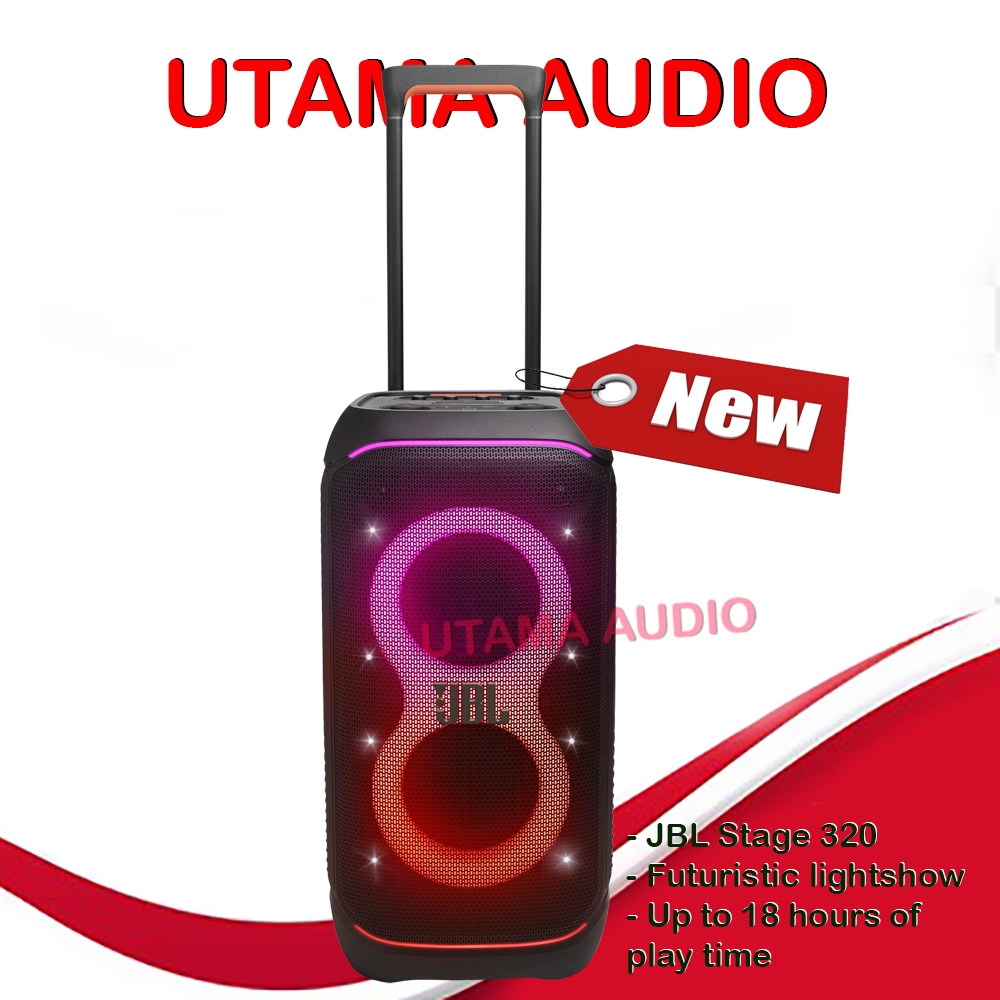JBL Partybox320 STAGE 320 Portable partybox PA speaker bluetooth karaoke