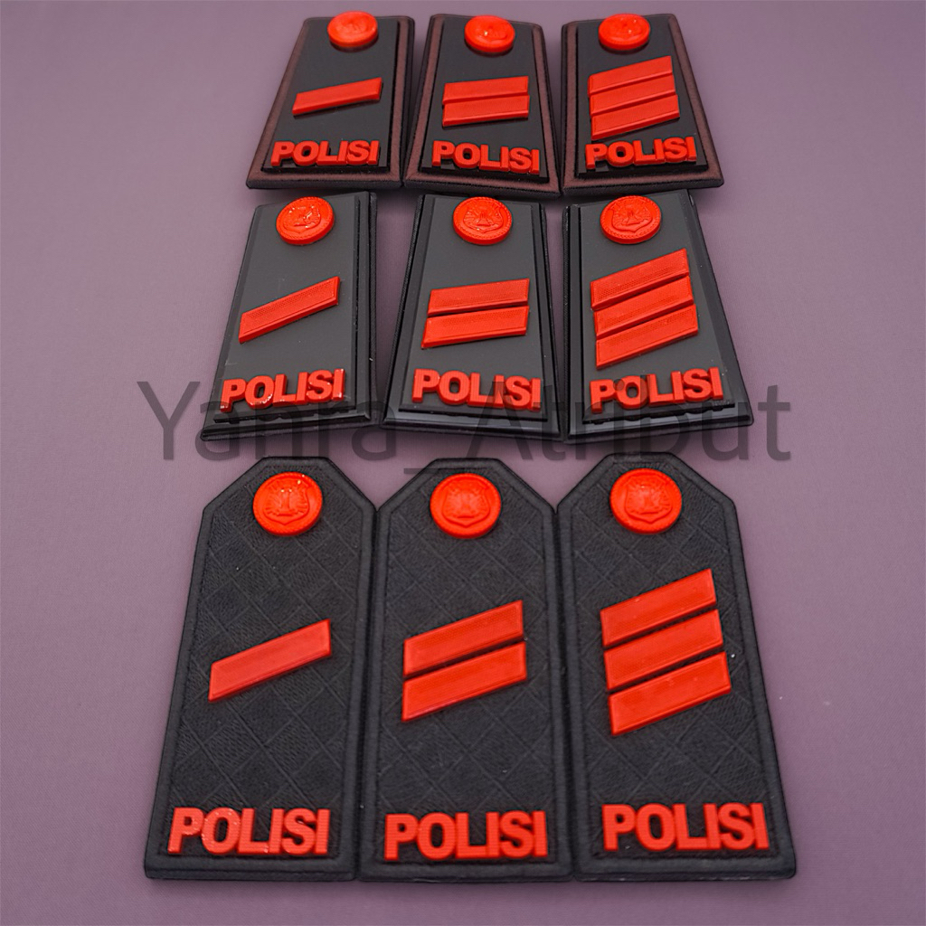 Pangkat Bharada / Pangkat Bharatu / Pangkat Bharaka / Pangkat Tamtama Pdh Pdu Polisi Polri Merah Pre