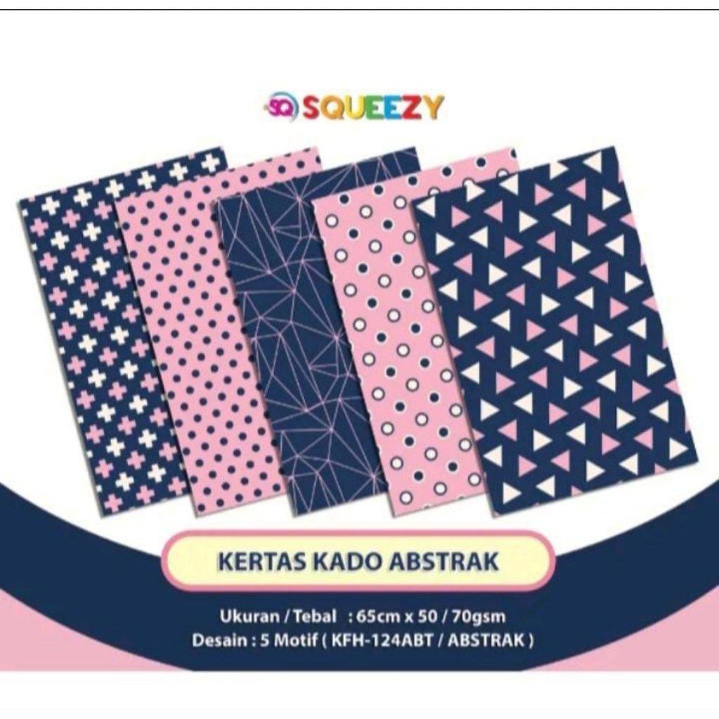 

Kertas kado merek KIKI isi 50 lembar (1 pak)