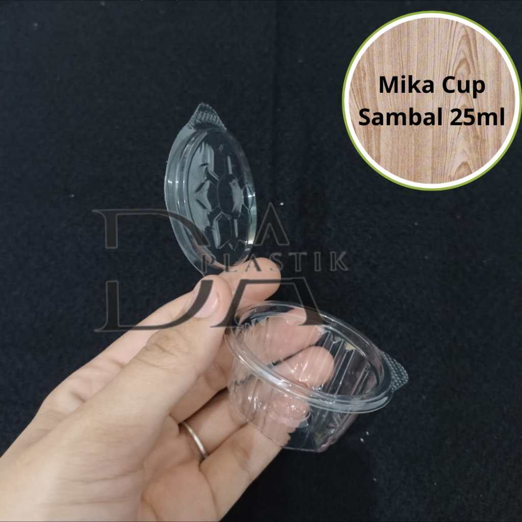 50Pcs Mika Cup Sambal 25ml