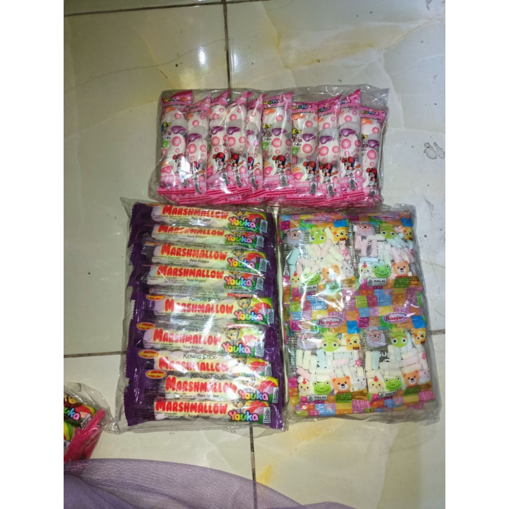 

Masmelow yauka 1pak isi 20biji