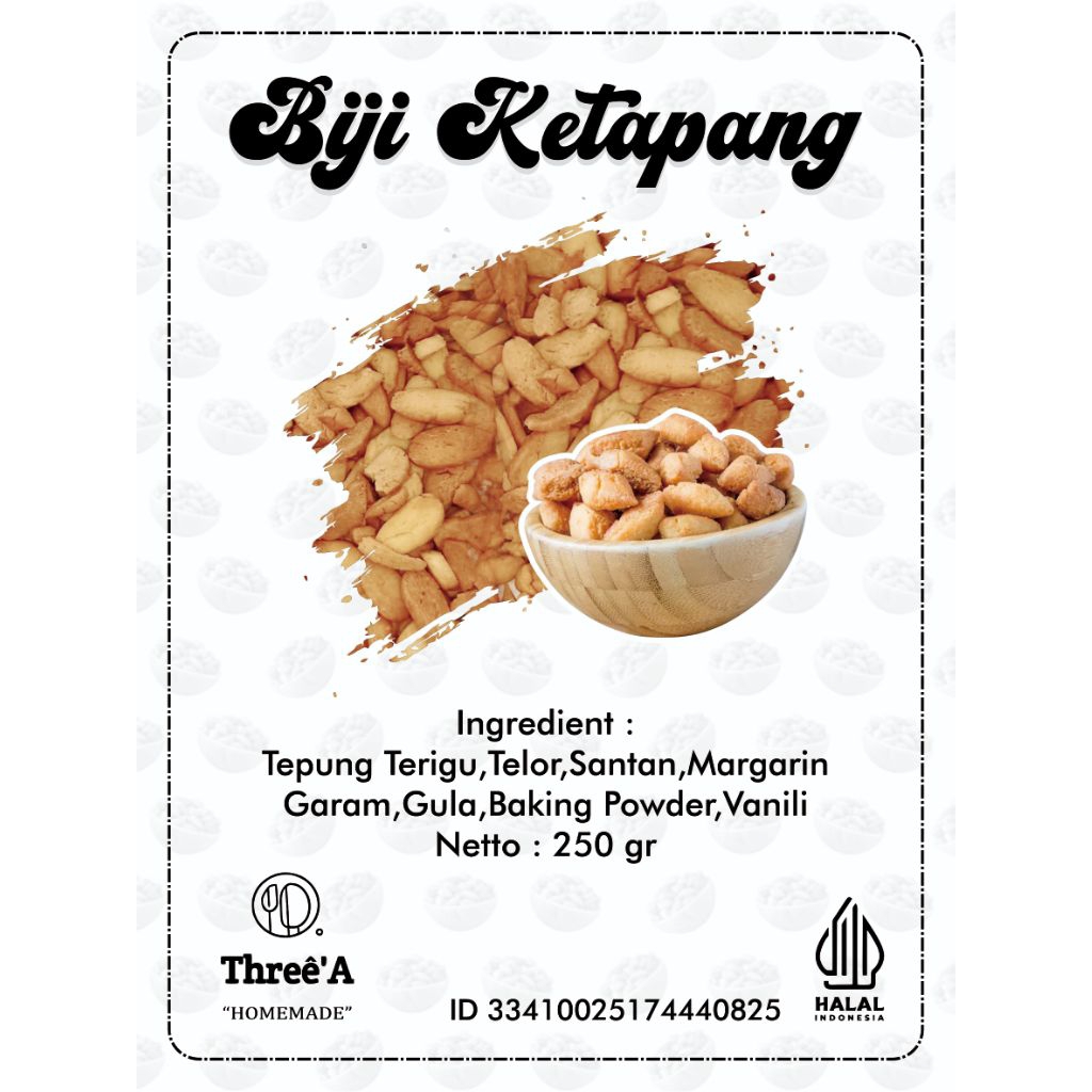 

Kue biji Ketapang/biji Ketapang 250g