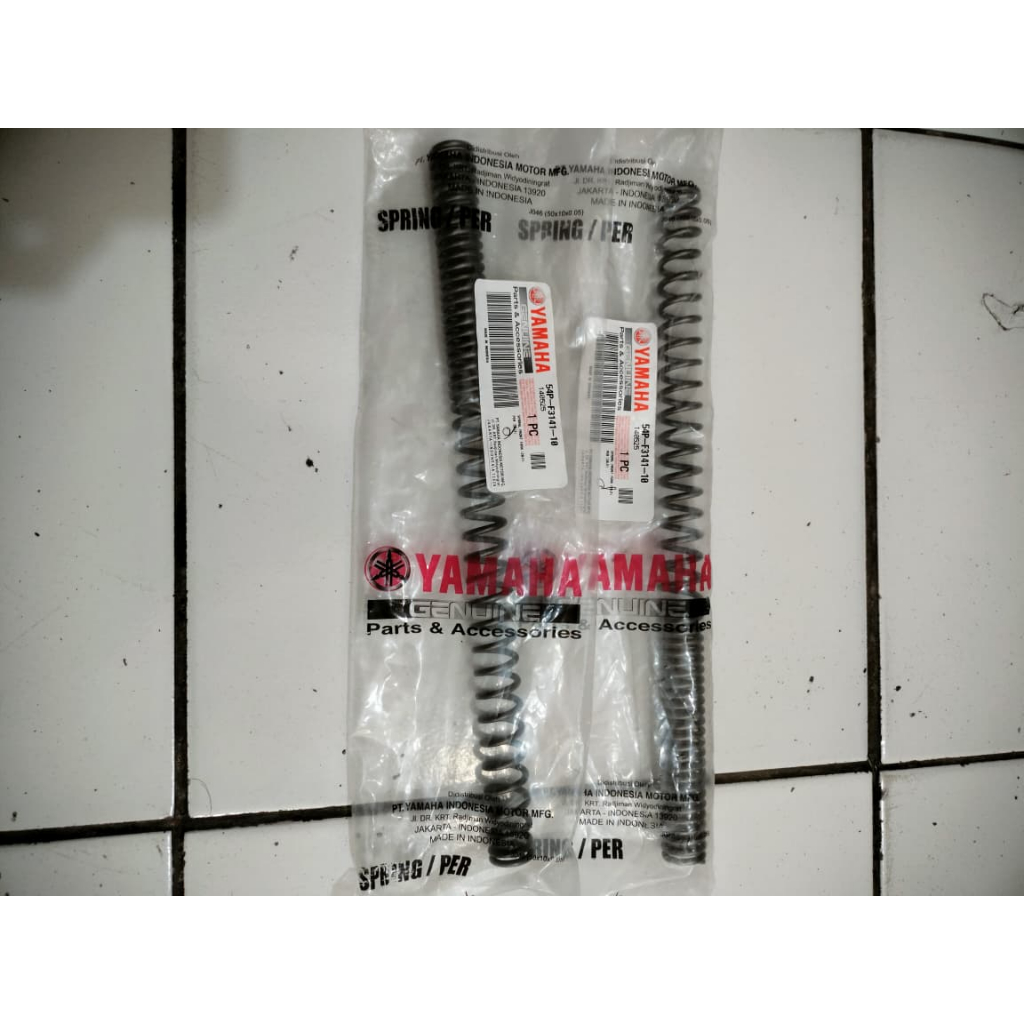 SET= 2BIJI 54p-f3141 PER SHOCK DEPAN MIO J ORI YAMAHA