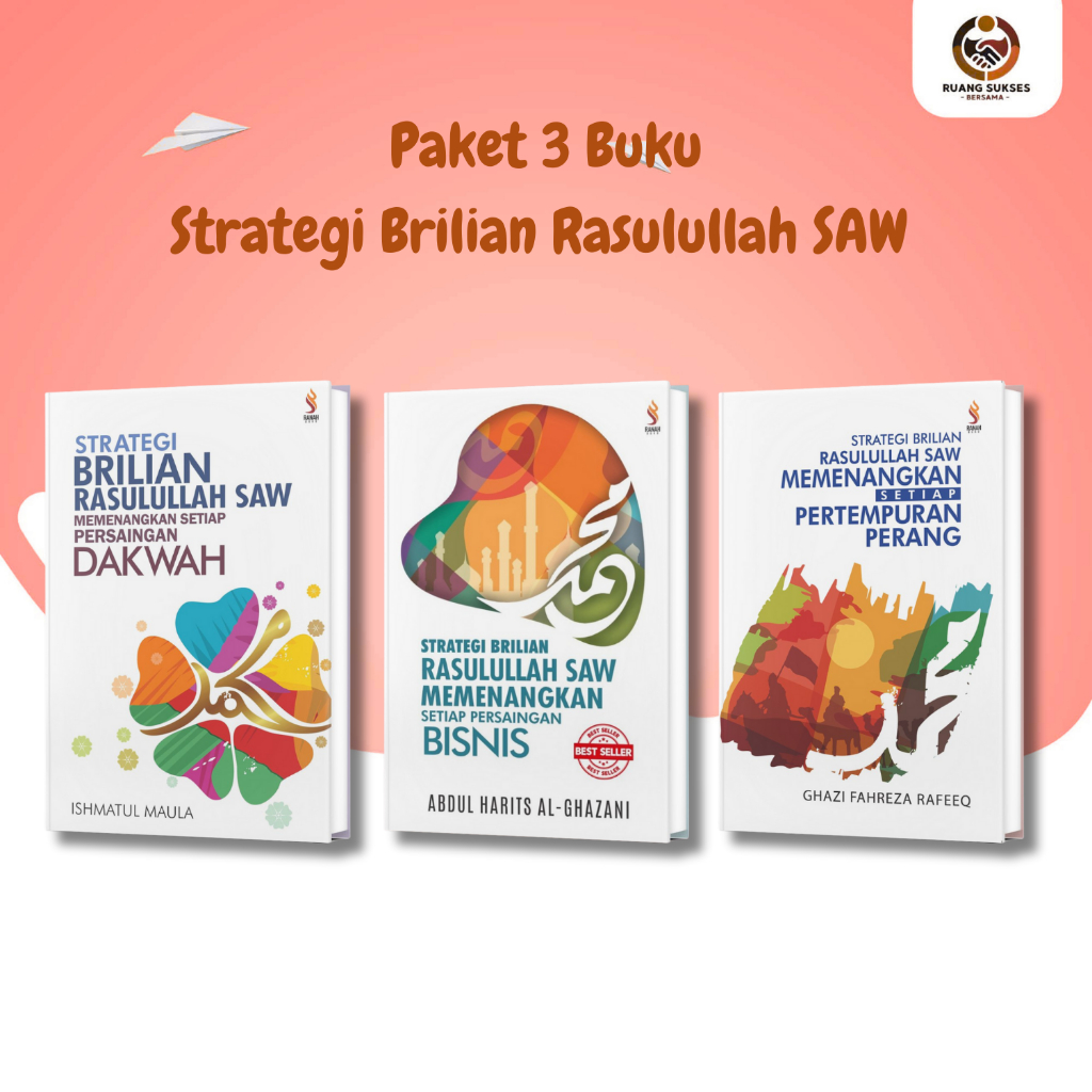 BUKU STRATEGI BISNIS, Paket 3 Buku Strategi Bisnis Perang dan Dakwah Rasulullah