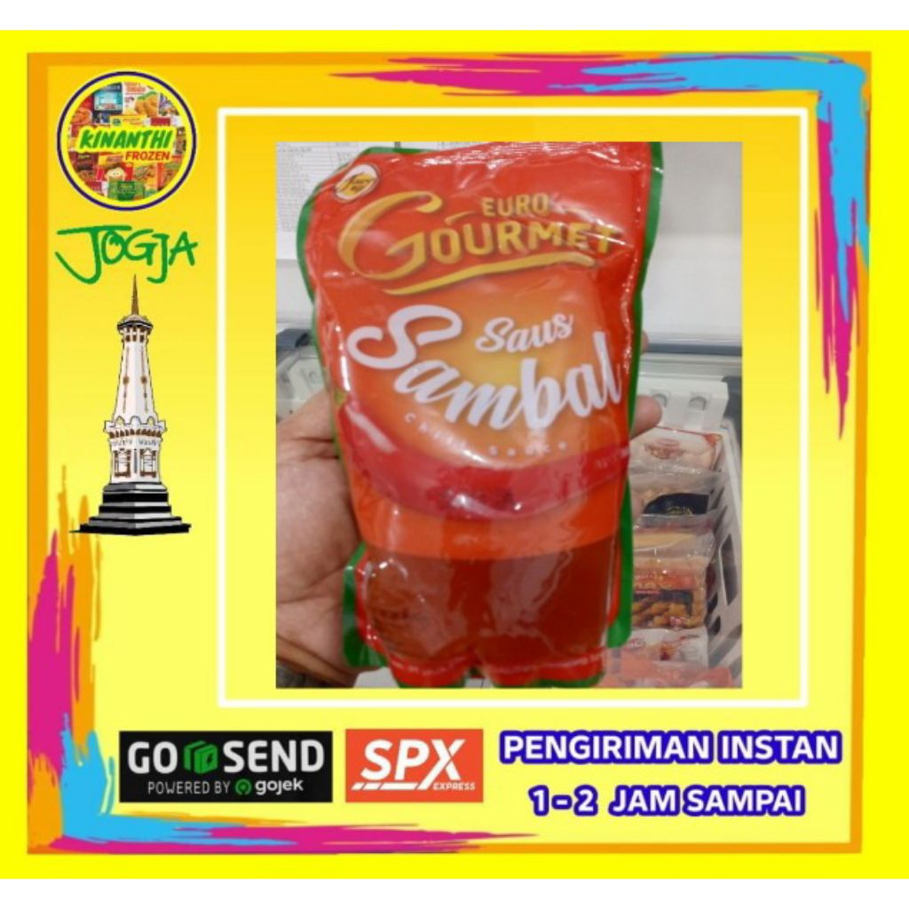 

Saos Sambal Euro gourmet 1 kg, Jogja Frozen