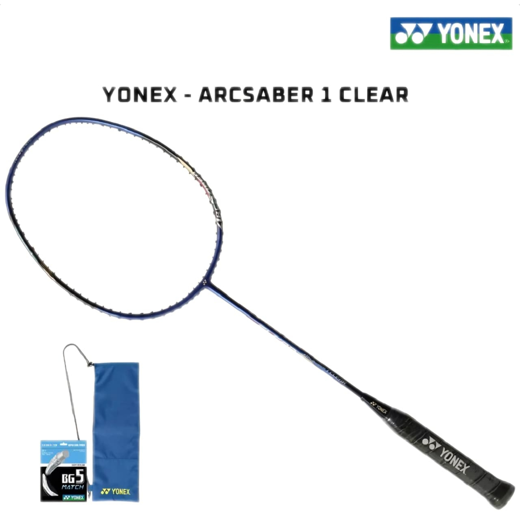 RAKET BADMINTON YONEX ARCSABER 1 CLEAR