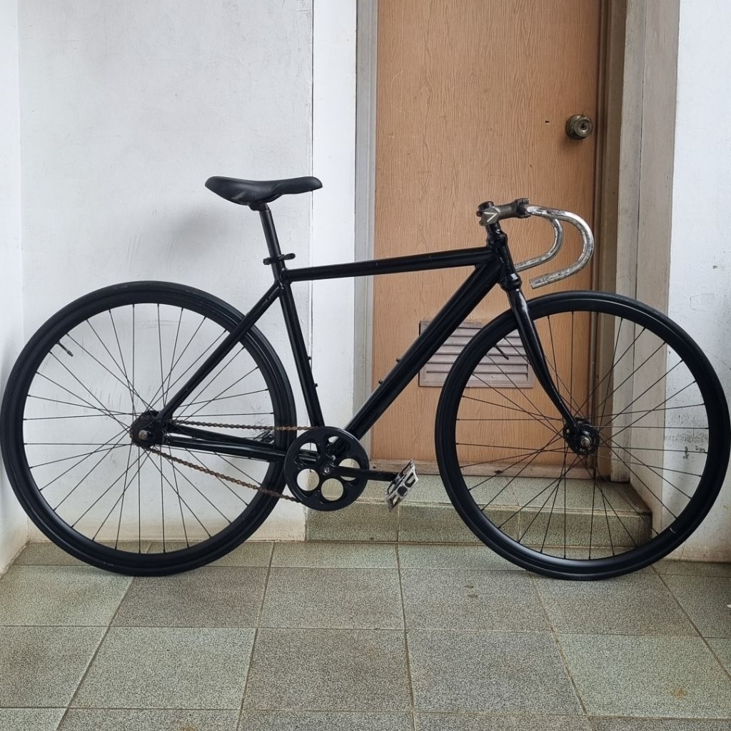 wts fullbike fixie united evolution / soloist 72. alloy doltrap. size 50