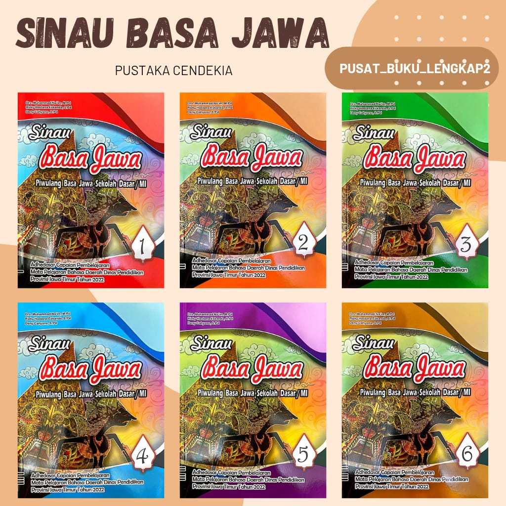 BUKU SISWA SINAU BASA JAWA KELAS 1,2,3,4,5,6 KURIKULUM PENGGERAK-MERDEKA SD/MI PENERBIT : PUSTAKA CE