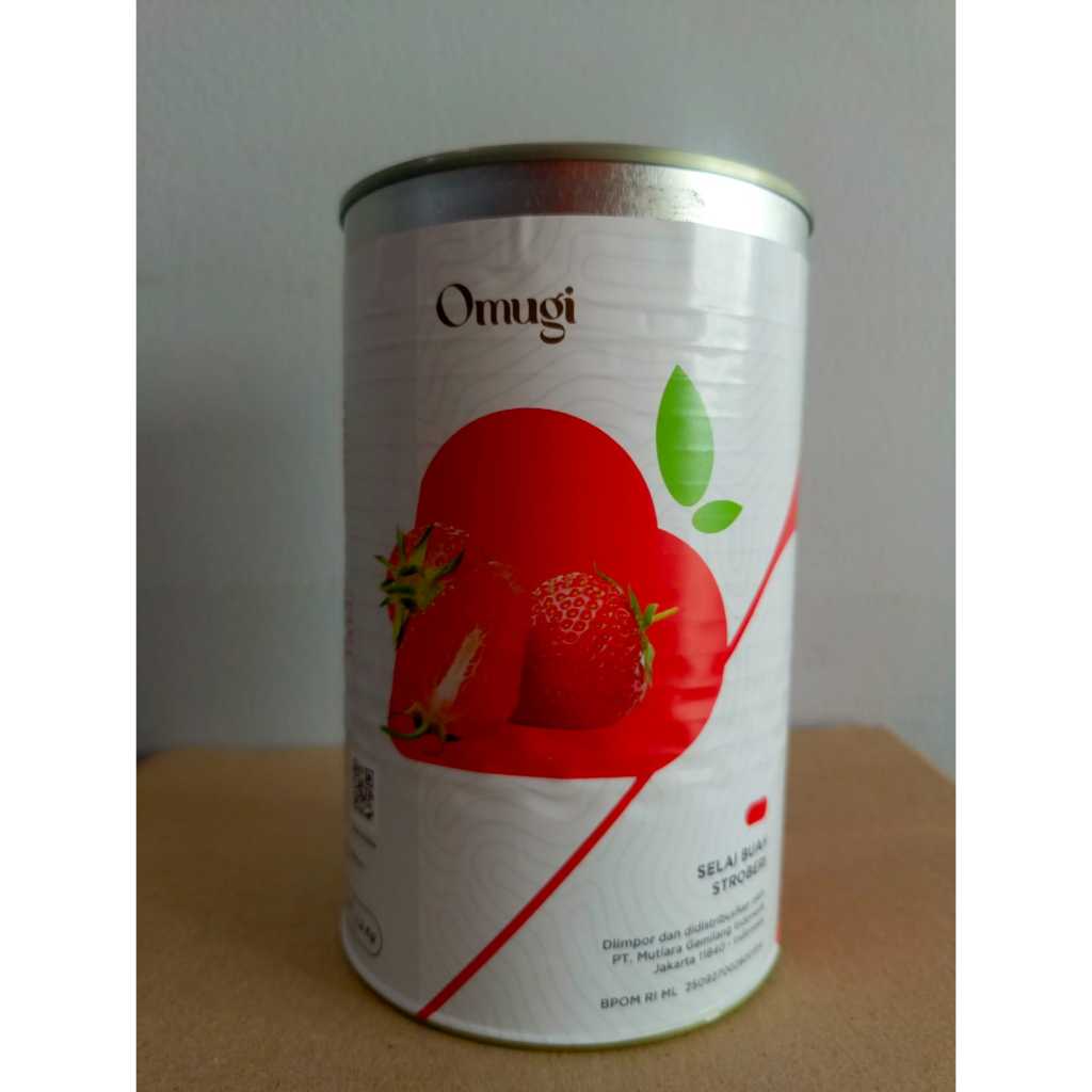 

Omugi Jam Selai Strawberry 1.2kg ; Jam Omugi Strawberry Selai 1200gram Kemasan baru