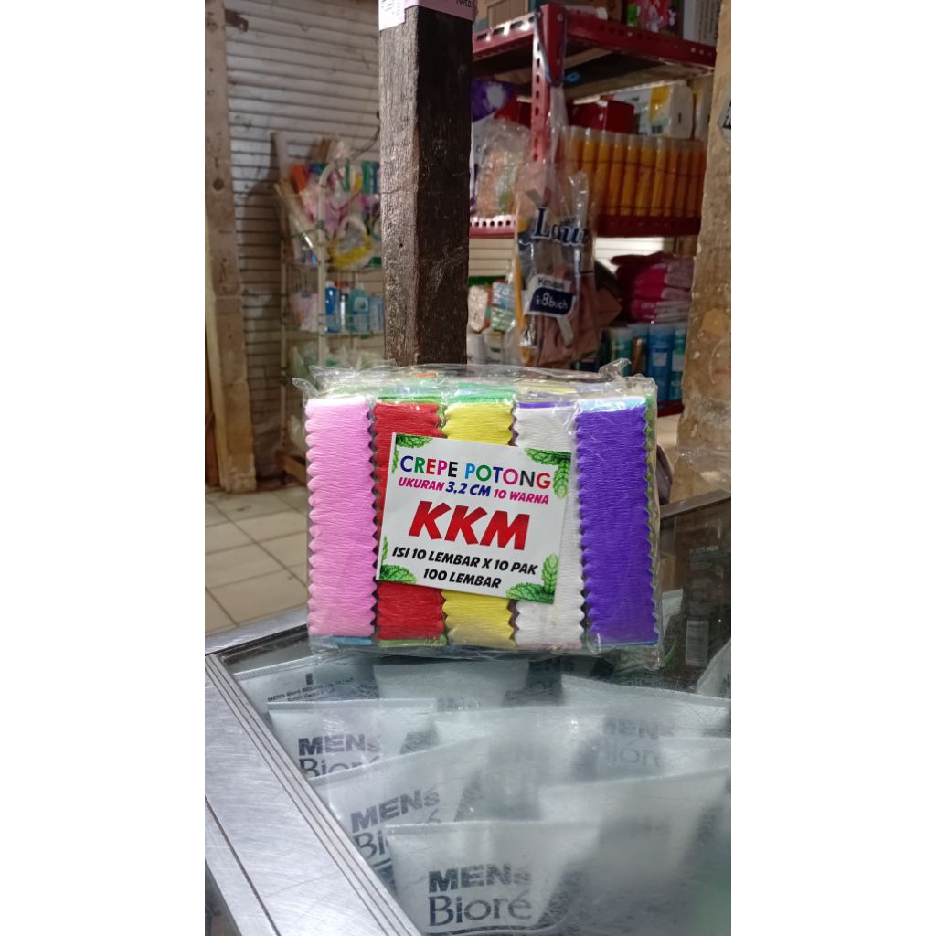 

Kertas crepe/ krip potong [10 warna]