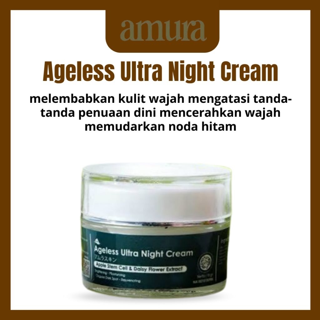 AMURA Ageless Ultra Night Cream 10gram