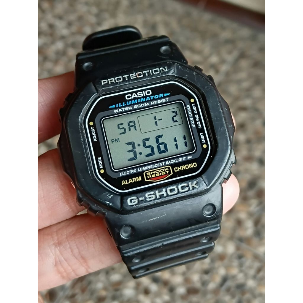 Casio G-Shock DW-5600e Second/Bekas/Preloved