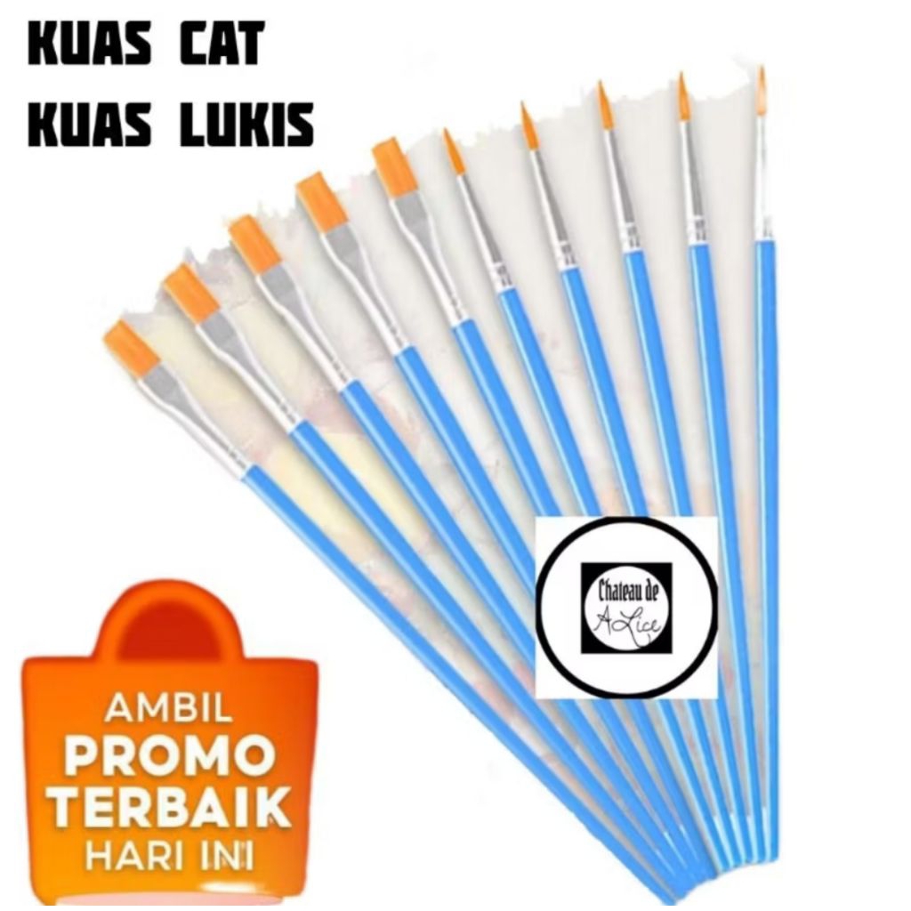 

kuas lukis / kuas cat / kuas sepatu / kuas tas / KUAS LUKIS CAT AIR / KUAS KUE KERING KUAS SERBAGUNA BEST SELLER