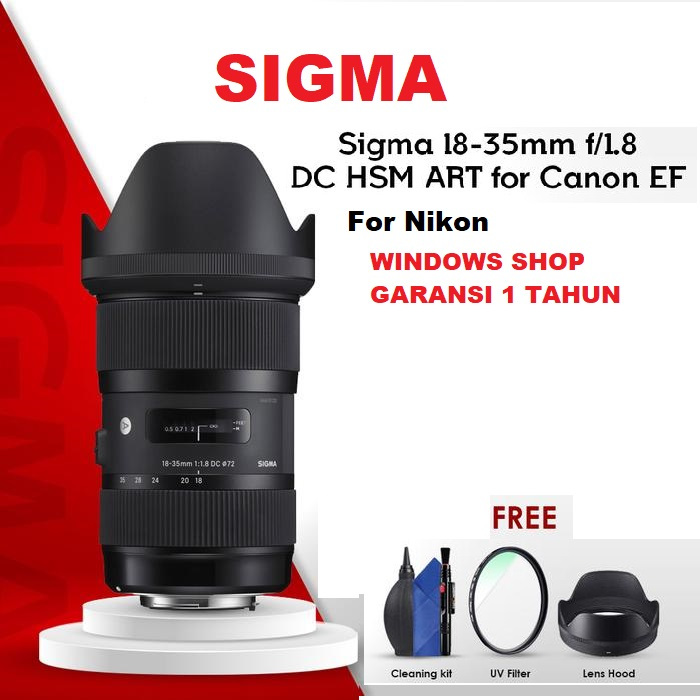 LENSA Sigma 18-35mm f/1.8 DC HSM Art