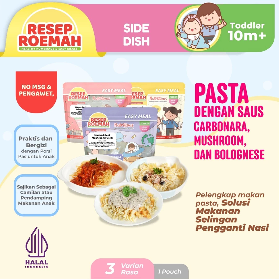

RR Pasta Fiesta / Pasta dengan Saus / Toddler Food Homemade / No MSG