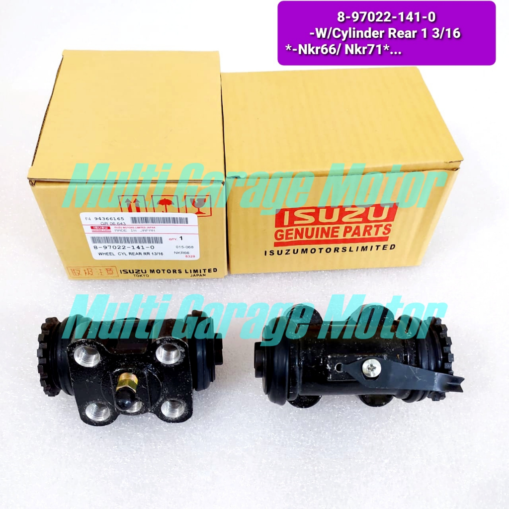 Silinder Roda Master Blok Bak Rem Belakang Rear Wheel Cylinder ISUZU ELF NKR66 NKR71 Truk 4 Roda Ori