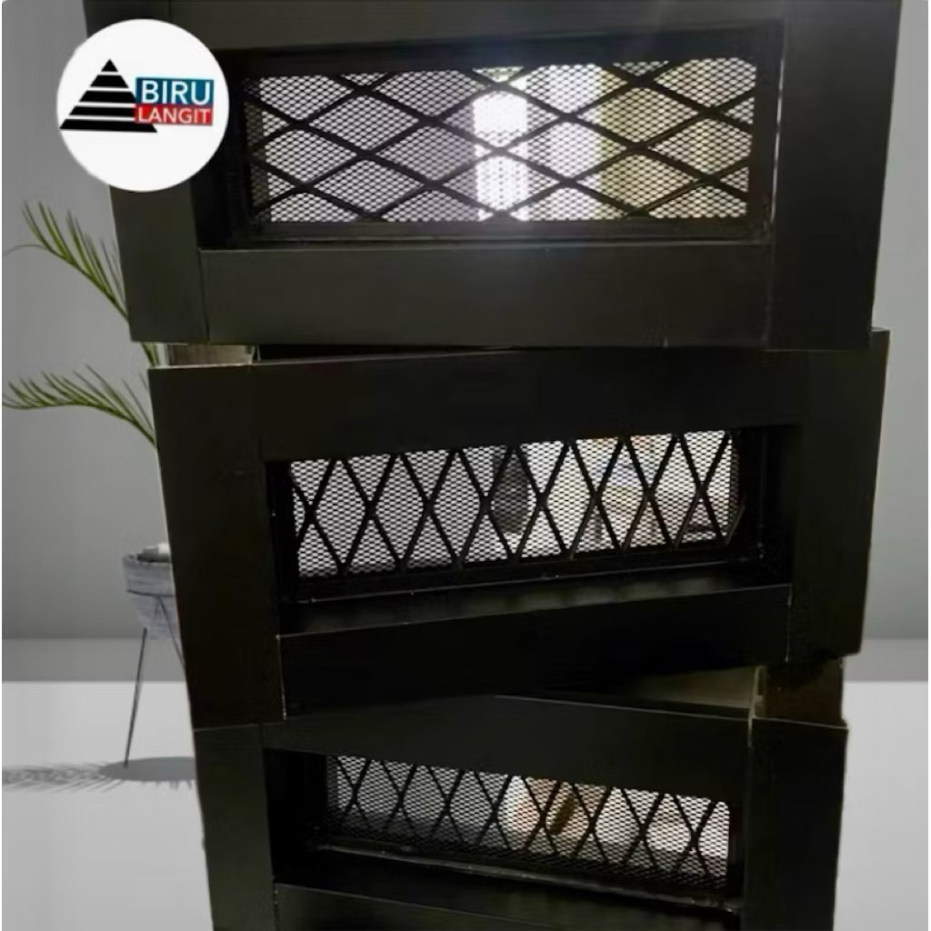 LOSTER ALUMINIUM LUBANG ANGIN INDUSTRIAL + KASANYAMUK 15x15, 15x20, 15*40, 20x20,30x30 CM