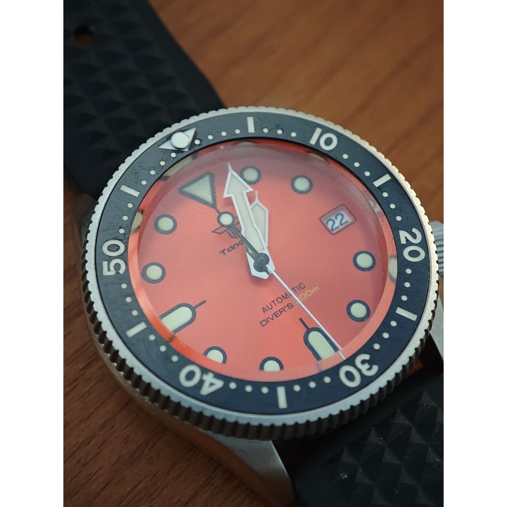 Jam Tangan Automatic Pria Tandorio Diver 200m Second Terawat