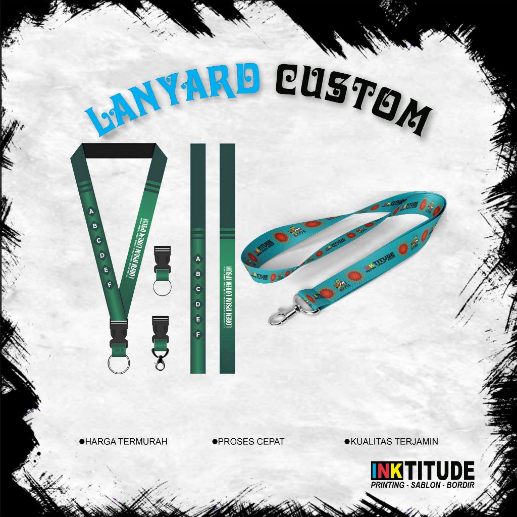 

Lanyard ID Card Standar Ukuran 2 Cm 2 Sisi