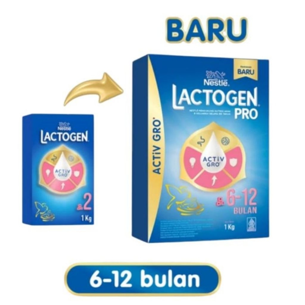 Nestle Lactogen 2 Susu Formula Bayi 6 - 12 Bulan 1Kg