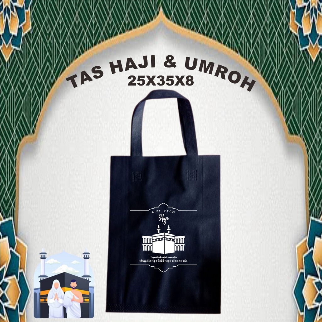 

SAFWA 3 | Tas Souvenir Oleh-oleh Haji dan Umroh Isi 1 LUSIN Size 8x40x30 Tebal