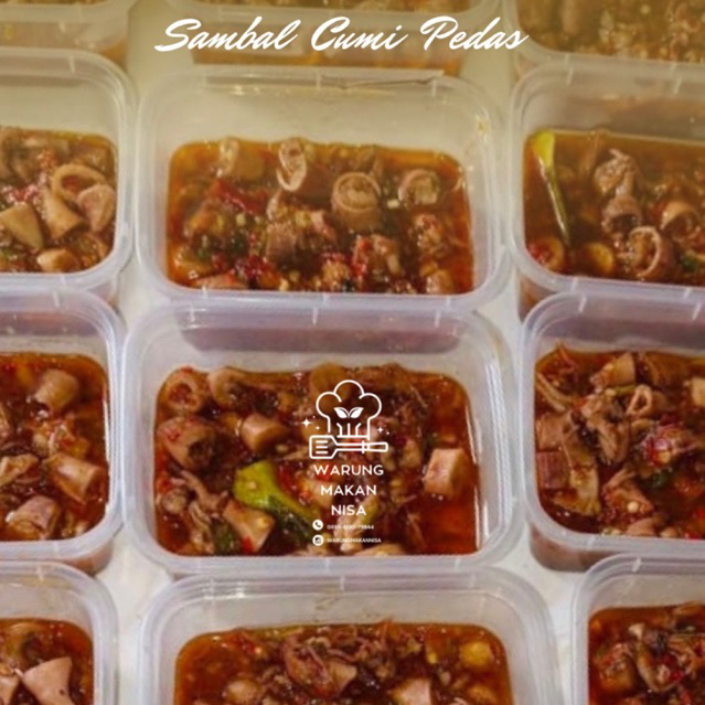 

Sambal Cumi Bumbu Pedas uk.150gr/250gr /masakan rumahan sehat praktis sambal cumi