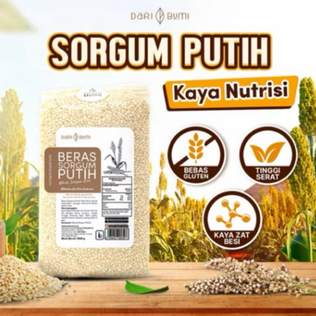 

Dari Bumi Beras Sorgum Putih Kupas 1 Kg Diet Sehat Gluten Free