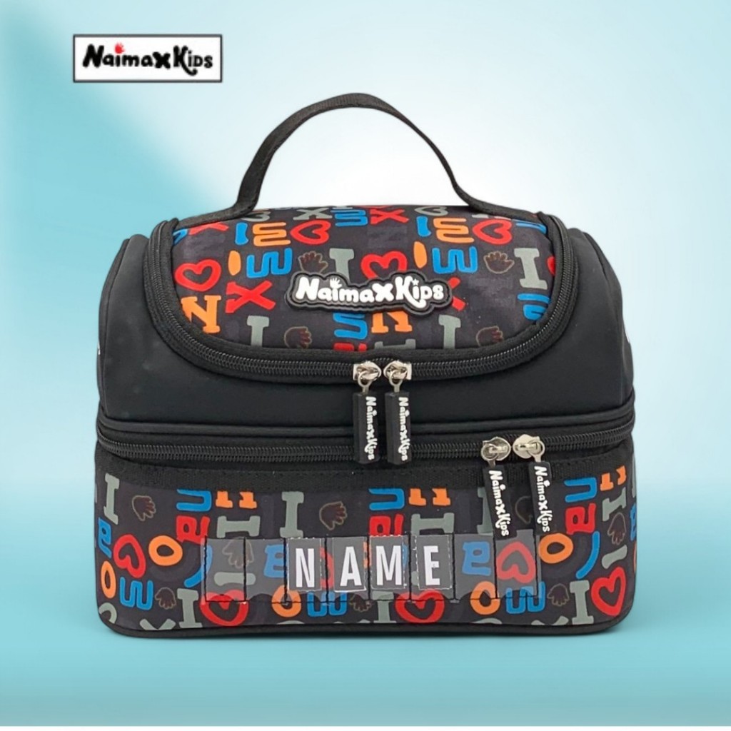 Naimax Kids Tas Bekal Anak Laki-Laki Karakter Love N | Tas Bekal Anak Cowok Sekolah Bagus