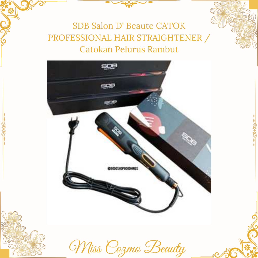SDB Salon D' Beaute CATOK PROFESSIONAL HAIR STRAIGHTENER / Catokan Pelurus Rambut