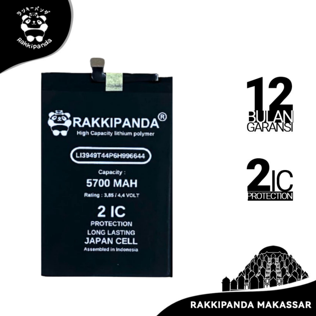 Baterai HP Rakkipanda LI3949T44P6H996644 ZTE Nubia Red Magic 3 / Nubia Red Magic 3s Bergaransi Batte